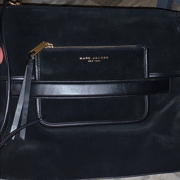 Marc Jacobs Handbags - Marc Jacobs - Authentic Black Suede Purse.
